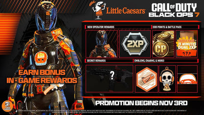 Little Caesars X Black Ops 7 Rewards