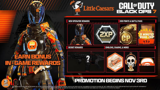 Little Caesars X Black Ops 7 Rewards