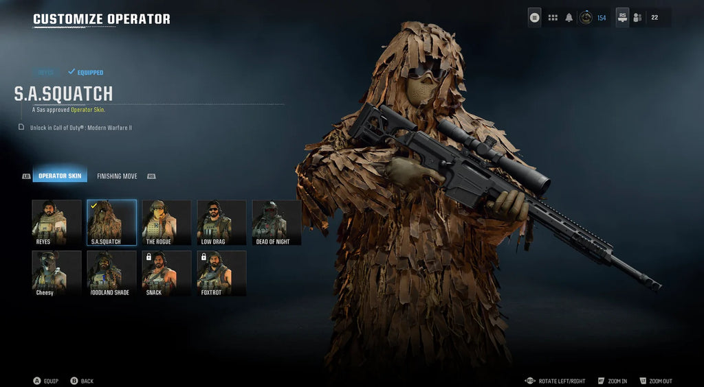 Sasquatch Skin Warzone Bundle Item