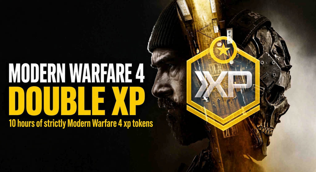 10 Hours Modern Warfare 4 Double XP (STRICTLY NEW MW4 TOKENS)