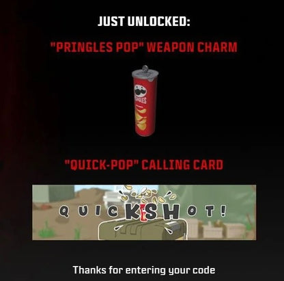 Pringles X Warzone Rewards