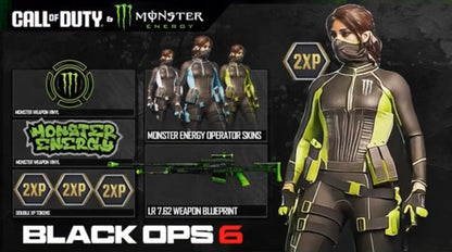 ALL 10 Monster Energy X Black Ops 6 Rewards (+BONUS 2XP)