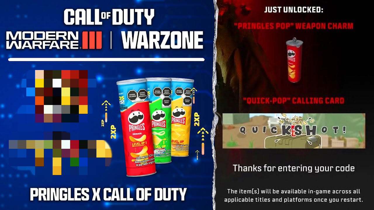 Pringles X Warzone Rewards