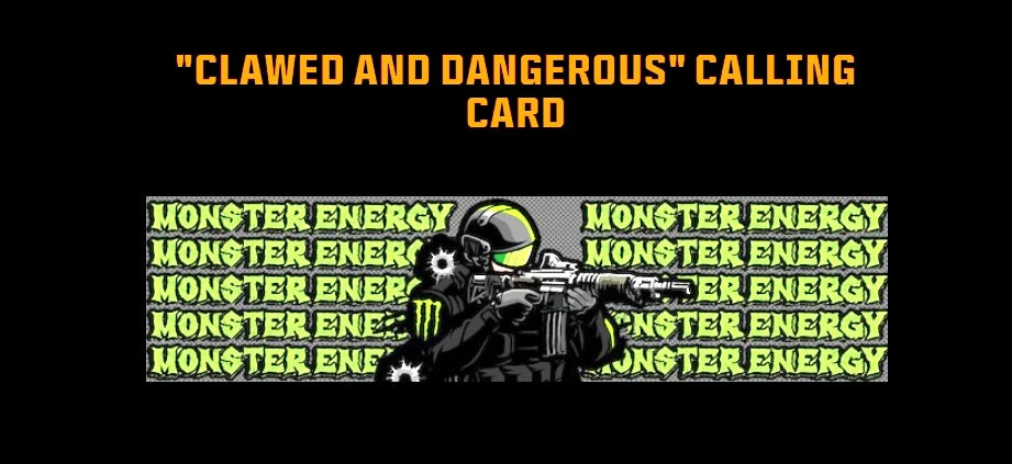 Warzone Monster Energy Rewards Pack 2 + FREE DOUBLE XP