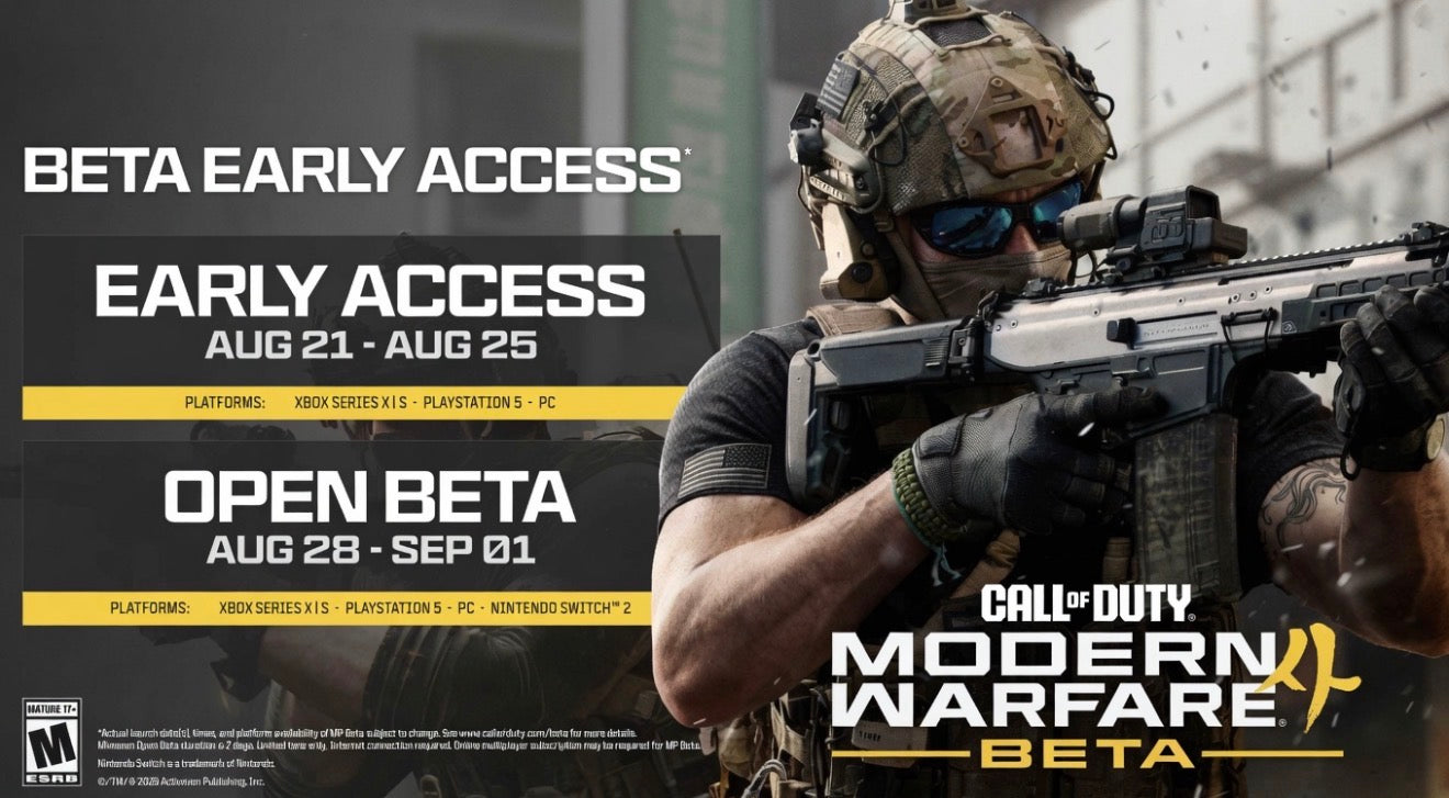 PRE ORDER: Modern Warfare 4 Early Access Beta Code [XBOX, PLAYSTATION & PC]