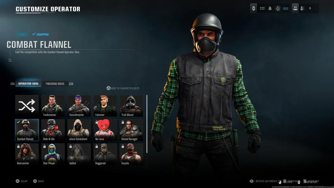 Combat Flannel Warzone Skin Set