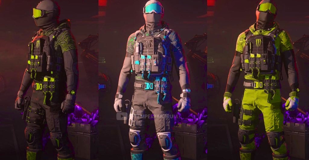 Warzone Monster Energy Rewards Set